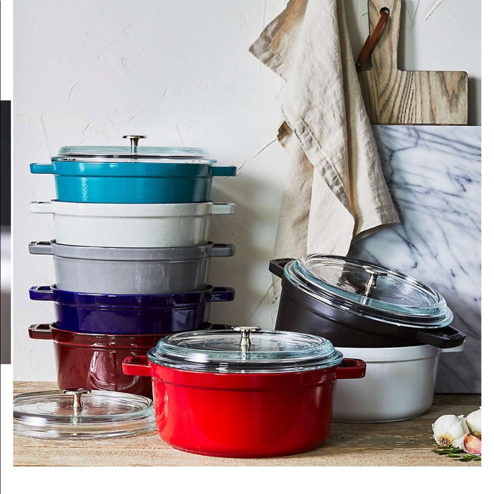 Staub New 24 4qt Grey glass lid - Picture 3 of 13